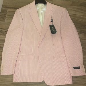 Men’s pinstriped blazer